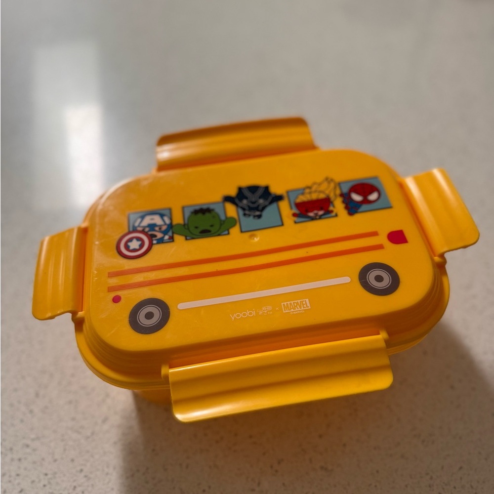Marvel Yellow Kids bento box